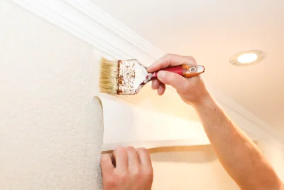 Pose de papier peint au Tranger — revêtements muraux et toiles de verre